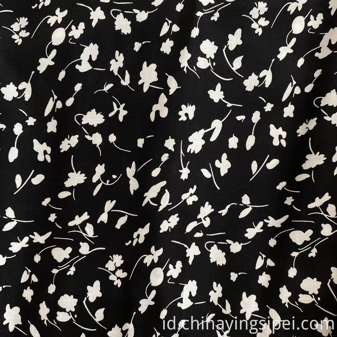 ISP Tekstil Pembuatan Hot Sale Printed Viscose Rayon Challis Fabric